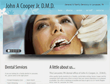 Tablet Screenshot of cooper-dentistry.com